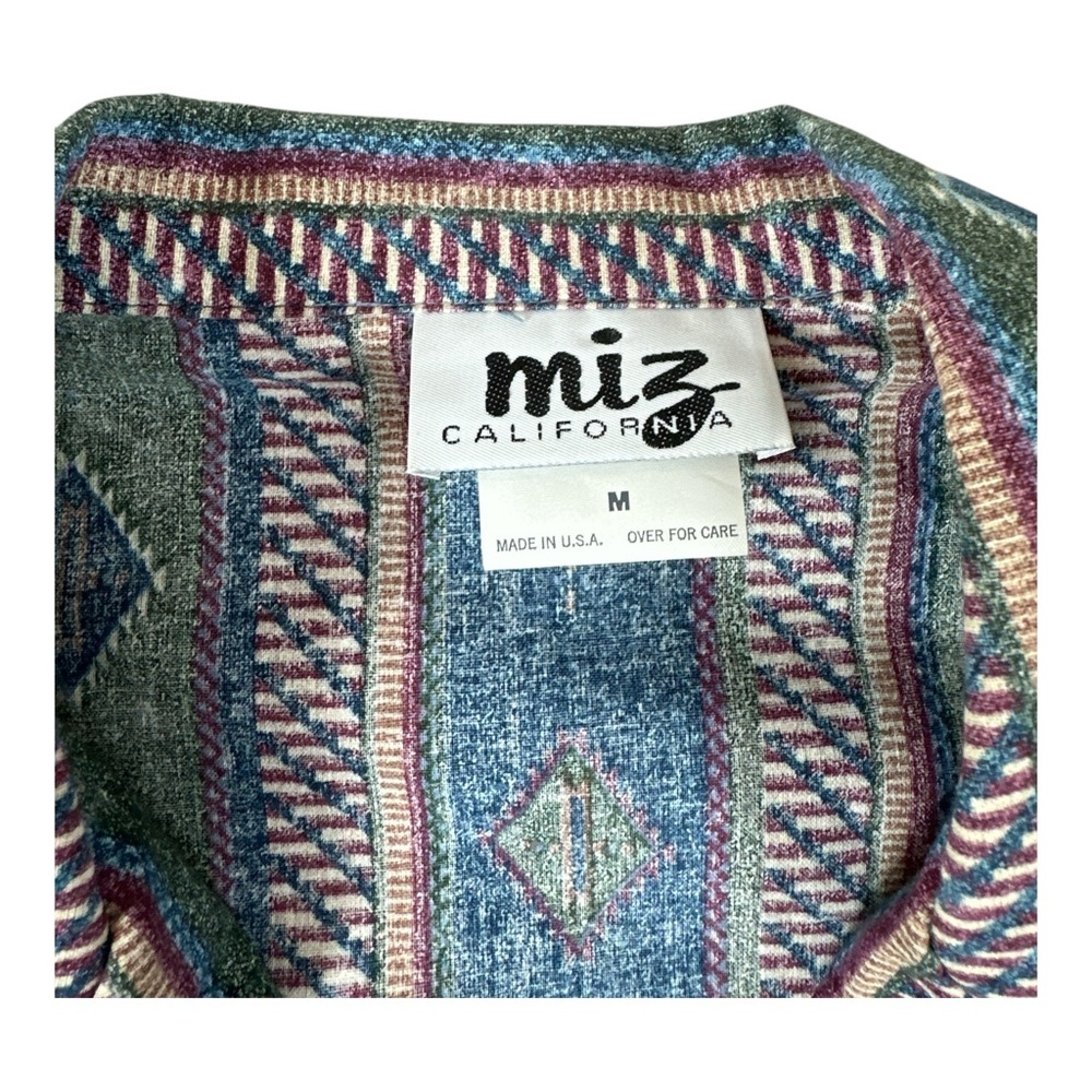 Vintage Womens Blazer and Shorts Preppy Tribal Coastal Surfer Bro 90’s Women’s - Picture 3 of 10
